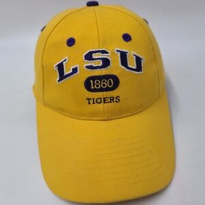 LSU Tigers Hat‎ Adjustable (Fits Small) Collegiate Traditions Strapback Yellow